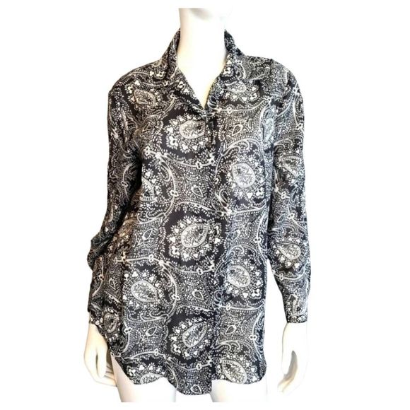 Diane Von Furstenberg NEW TAGS Blouse size small - Picture 1 of 14